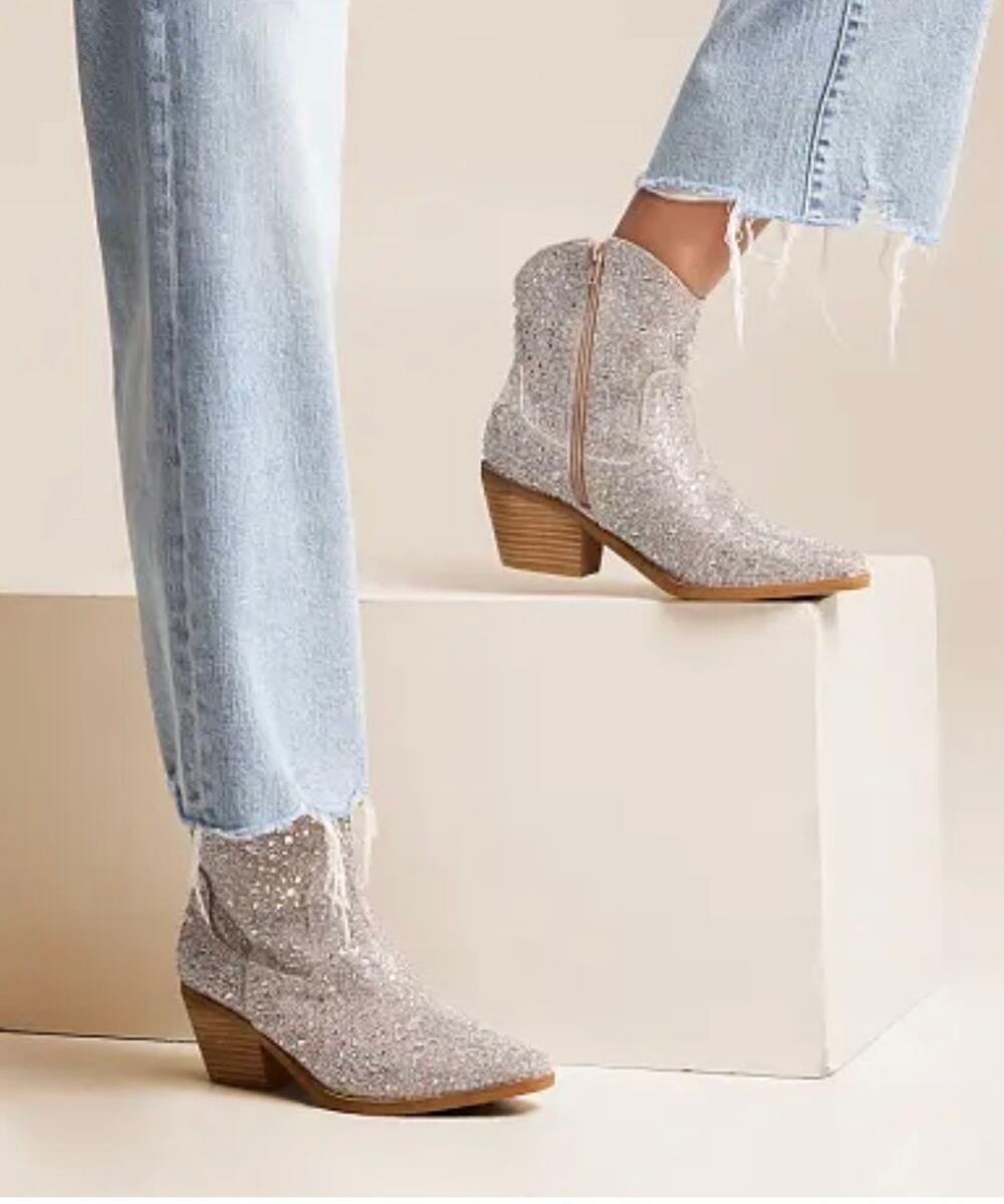 MiiM-Angel Glitz Western Boot Size 8